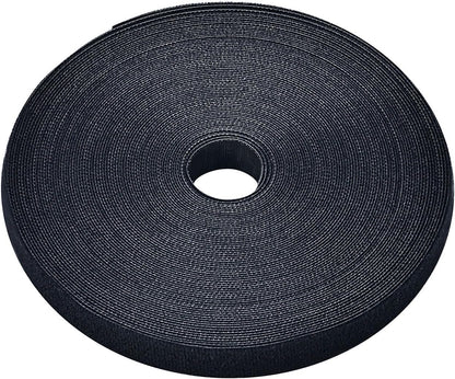 Pasow fastening tape Cable Tie Double Side Nylon Power Wire Management 3/4Inch 1 Roll Hook (25 Yards, Style 2)