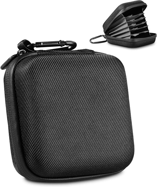 Hard Shell Camera Filter Case Camera Filter Accessories and Storage Suitable for 6 circular filters with a maximum diameter of 95mm Microfiber-Lined Pockets