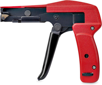 StarTech.com Nylon Cable Tie Gun, Zip Tie Cable Cutter/Installation Tool, Zip Tie Tensioning/Tightener, TAA Compliant