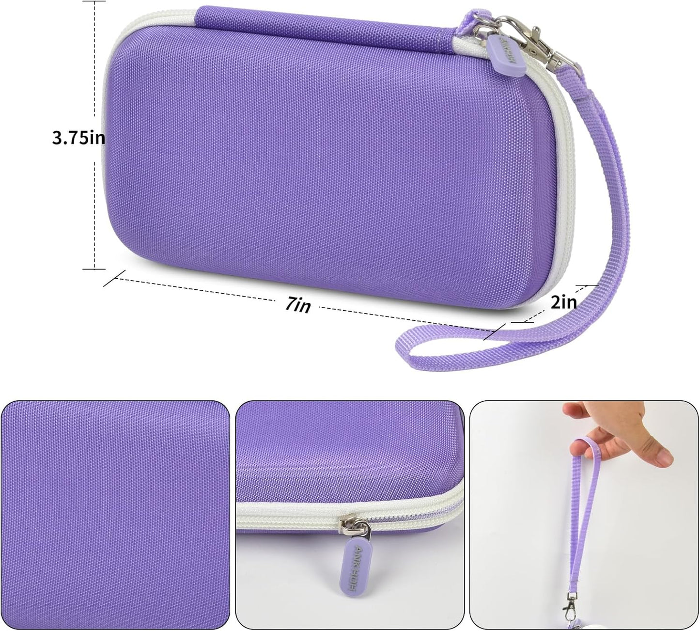 Portable Bank Charger Case for SABANI for Charmast for OHOVIV for VRURC for YILANS for CFIAI for LOVELEDI for RGVOTA for Miday for RONEGN for POIYTL for IAPOS Fast Charging Battery(Purple