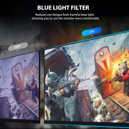 CRUA 27" Curved Monitor, FHD(1920x1080P) VA Panel, 100HZ, 120% sRGB Professional Computer Monitor, Narrow Bezels on Three Sides, Blue Light Filter, Office and Dormitory(HDMI, VGA)-Black