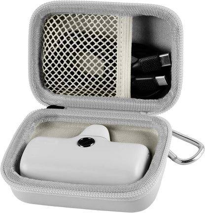 Portable Charger Power Bank Case for Swyop/for Feob/for Charmast/for JEJILL/for LanLuk/for VEGER/for iWALK/for Taegila/for Kuulaa and More Small Charging Battery Pack - Bag Only (White)
