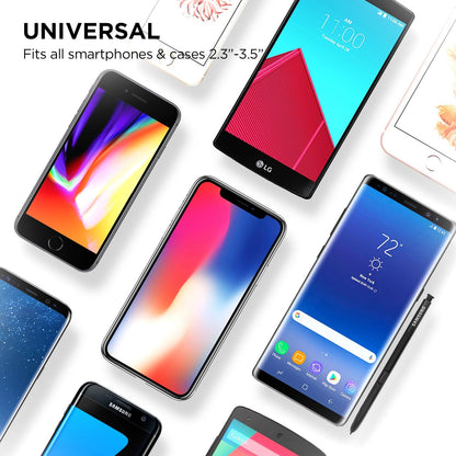 iOttie Easy One Touch Classic Dash & Windshield Universal Car Mount Phone Holder Desk Stand for -iPhone, Samsung, Moto, Huawei, Nokia, LG, Smartphones, Black