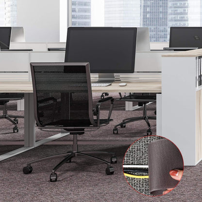 WILLBOND 2 Pack 10 ft x 3 Inch Cable Floor Strip Cable Cover Cords Carpet Protector Management Hook and Loop Tape for Wires on Floor Cords and Prevent a Trip Hazard (Gray)