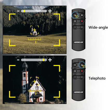 AODELAN Camera Remote Control Remote Shutter Commander for Sony ZV-E10,FX3,A1,a6100, a6400, a6600, a7C, a7 III, a7R III, a7R IV, a9, a9 II, DSC-RX0 II, DSC-RX100 VII, ZV-1; Replace Sony RMT-P1BT