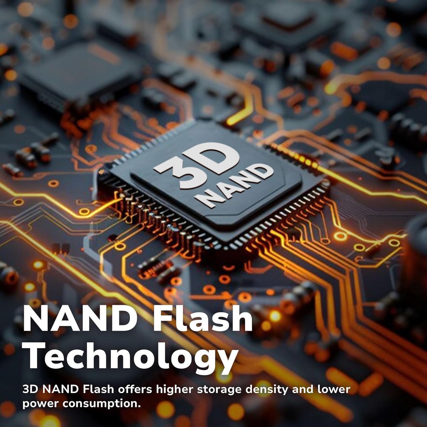 DATO 1TB SSD 2.5" SATA III Internal Solid State Drive, 3D NAND, SLC Cache, Up to 535/500 MB/s, Compatible with Laptop & PC Desktop