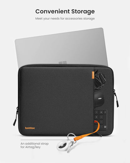 tomtoc 360 Protective Laptop Sleeve for 13-inch New Surface Pro 11th, Copilot+PC 2024, Surface Pro 10/9/8/X with Signature Keyboard/X Keyboard, Shockproof Water-Resistant Notebook Surface Case Bag