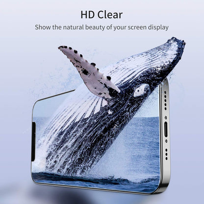 UNBREAKcable Shatterproof Tempered Glass Screen Protector for iPhone 12/12 Pro [3-Pack] [Easy Installation Frame] [9H Hardness] [99.99% HD Clear] [Bubble Free] for Apple 6.1''