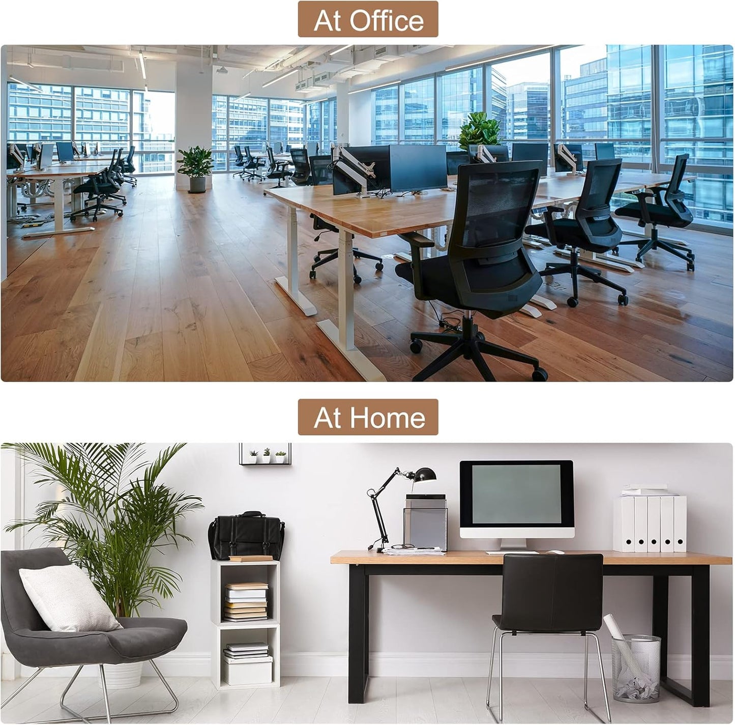 uxcell Cable Hole Cover, 2.1Inch/53mm Zinc Alloy Desk Wire Cord Cable Grommets Hole Cover for Office PC Desk Cable Cord Organizer, 4 Pcs Silver Tone