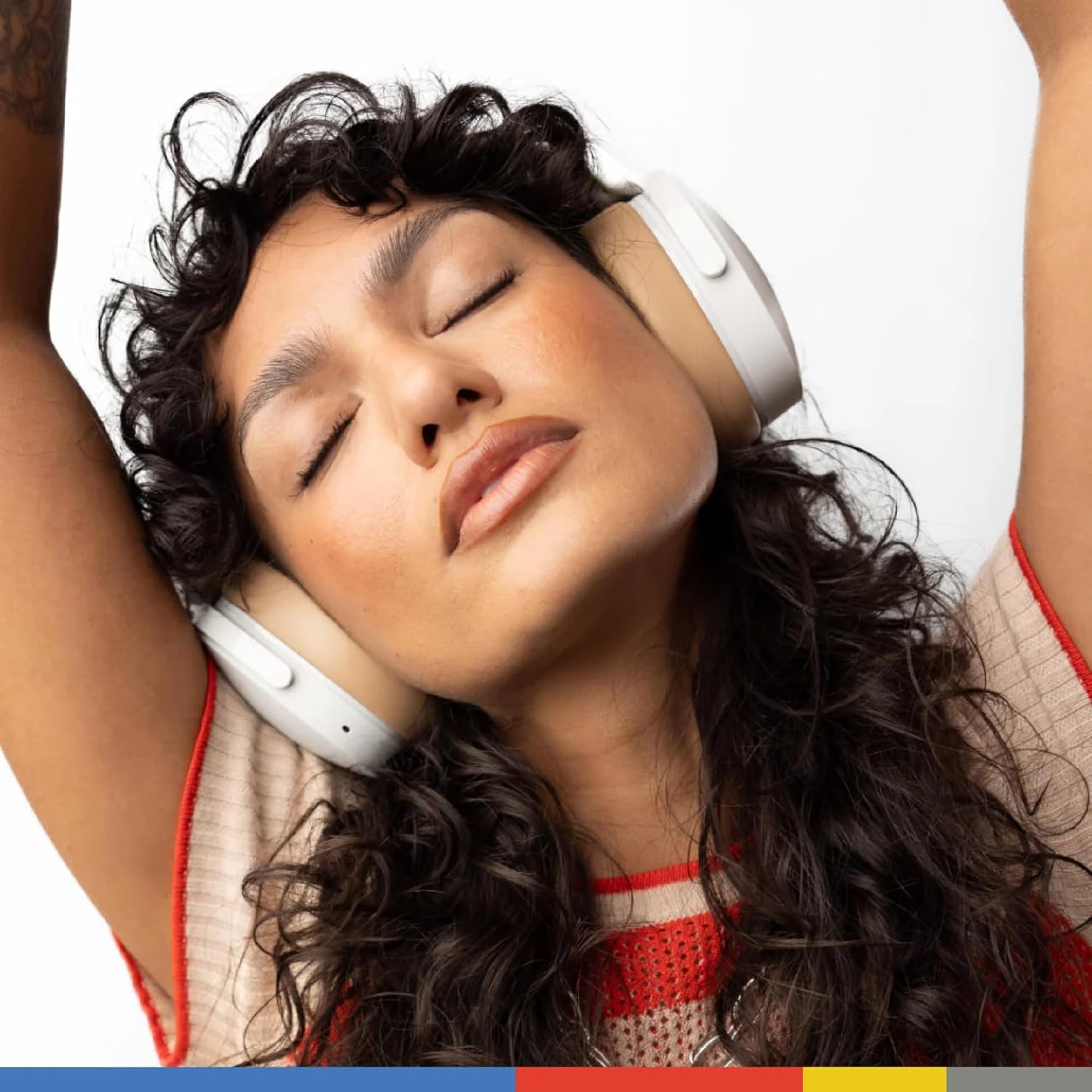 Skullcandy Hesh ANC Over-Ear Noise Cancelling Wireless Headphones, 22 Hr Battery, Microphone, Works with iPhone Android and Bluetooth Devices - Mod White