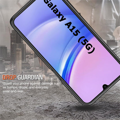 Battery Case for Galaxy A15, Enhanced 10000mAh Portable Protective Wireless Charging Case Support Carplay Compatible with Galaxy A15 (6.5 inch) Rechargeable Extended Battery Charger Cover - Black