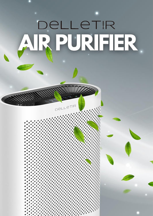 True HEPA Air Purifier GL-FS32 | 4-Stage Filtration System, Ultra-Quiet Operation, and Air Quality Sensor | Ideal for Large Rooms, Bedrooms, and Offices