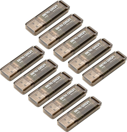 INLAND Micro Center Superspeed 10 Pack 32GB USB 3.0/USB3.1 Gen1 Flash Drive Gum Size Memory Stick Thumb Drive Data Storage Jump Drive, 10X Faster Than USB 2.0 USB Drives (32G 10-Pack)