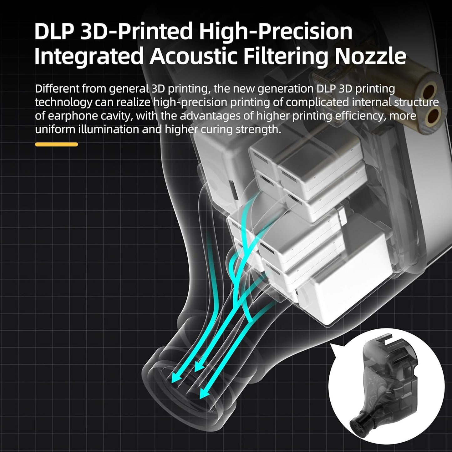 KZ AS24 in-Ear Monitor Headphone 24BA Drivers High-Performance IEM Earphones with 8 Tuning Switches, Noise Isolation Wired Earbuds for Musicians (Tuning Version,Black,no mic)