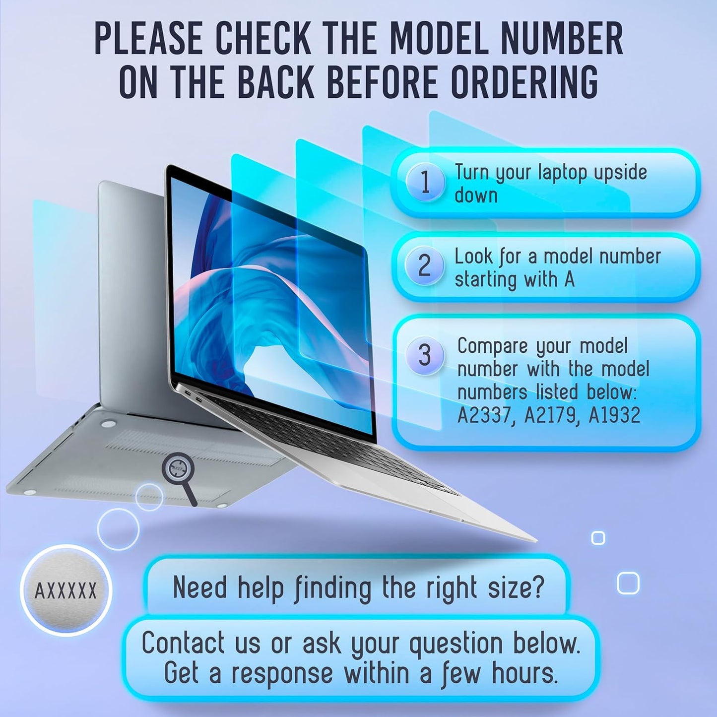 VINTEZ Magnetic Blue Light Screen Protector Compatible With MacBook Air 13" 2018, 2019, 2020, 2021, M1 Anti Blue Light Blocking Filter for Laptop