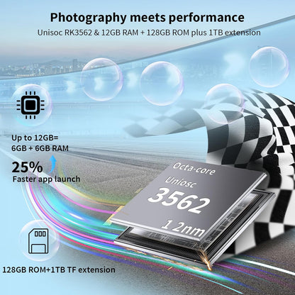 Android 14 Tablet with Keyboard, 12GB RAM (6+6), 128GB Storage, 1TB Expandable, 8000mAh Battery, 10 Inch 2-in-1 Tablets, Includes Case, Mouse & Stylus（Pink）