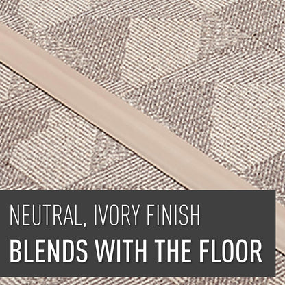 C2G Management Kit Legrand Wiremold CDI-5 Corduct 5 Foot Cover for Floors, Holds 1 Cord or Cable, Ivory (1 Pack), 5 Feet