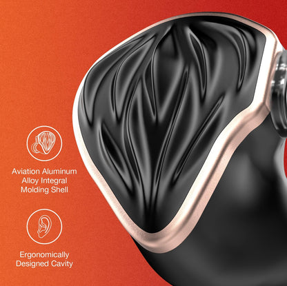 MS3 in-Ear Monitors, 2BA+1DD Hybrid IEM Wired Earphones, Includes 3 Pneumatic Tuning Filters - Exclusive Adjustable Soundstage for Instruments, Detachable Cable for Audiophile/Musician 3.5mm