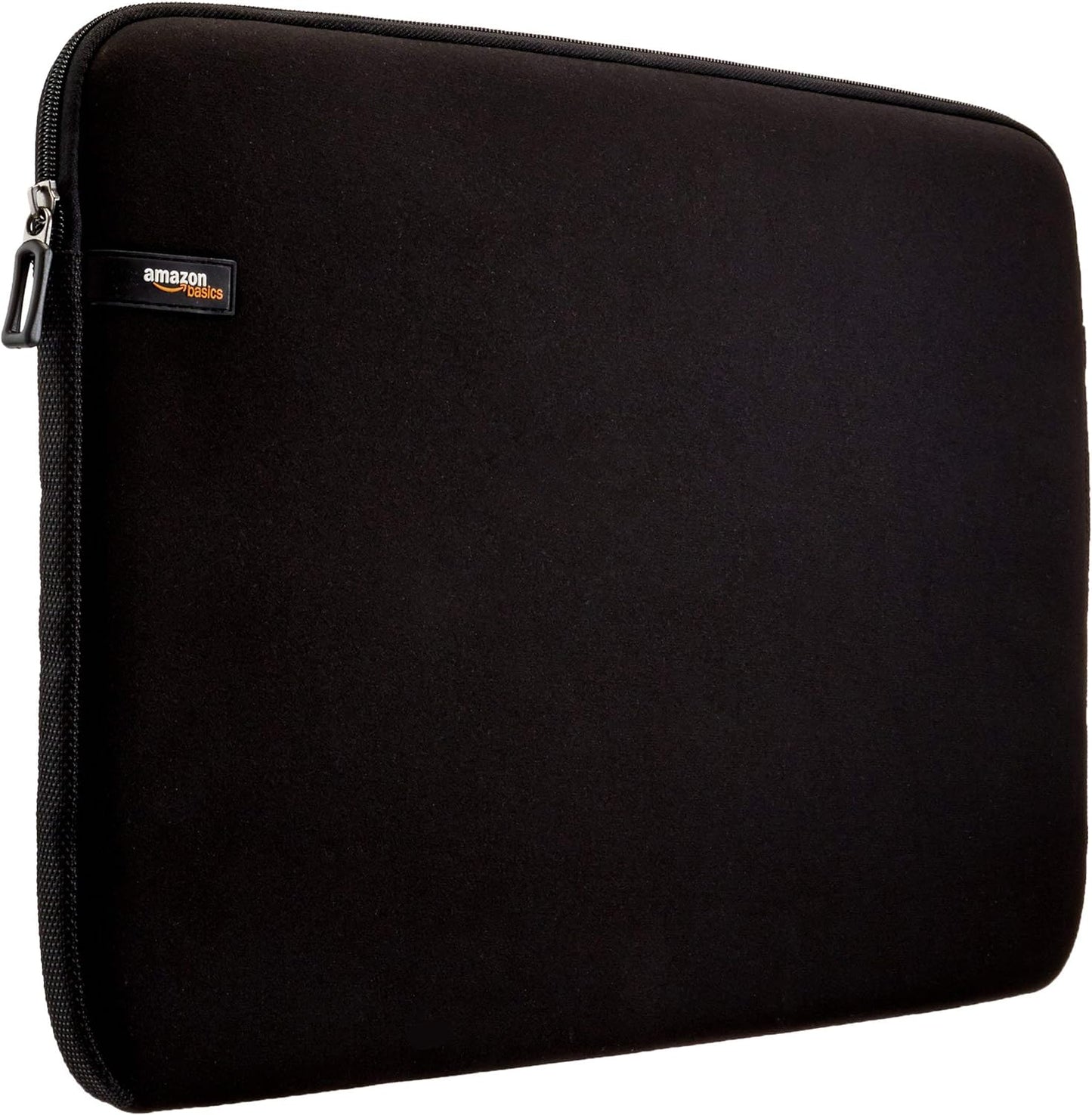 Amazon Basics 17.3-inch Laptop Sleeve, Protective Case with Zipper - Black
