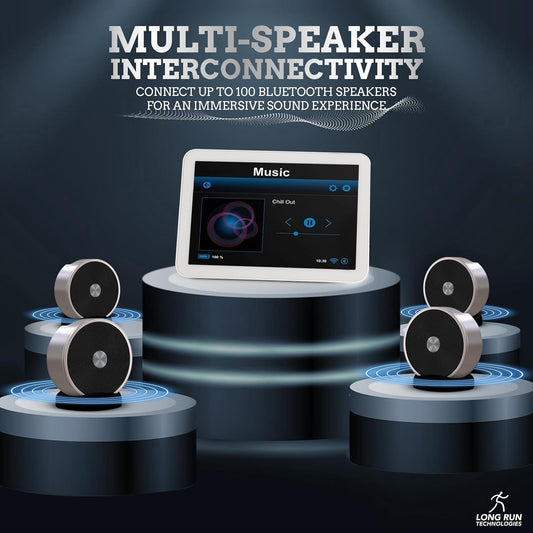 Stereo Bluetooth Speakers - Wireless Computer Speaker for Desktop Laptop PC for Boys & Girls Sister Brother Mom & Dad - Bluetooth Stereo Speakers Home Theater Gaming Rose Gold