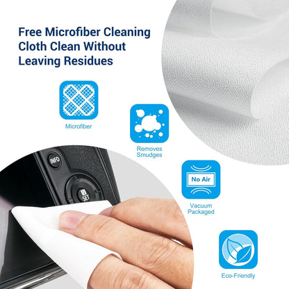 JJC Hard Shell Lens Filter Pouch Case for 10 Circular Filters Up to 67mm, Dustproof & Water-Resistant Camera Lens Filter Storage Wallet for ND UV CPL Filter