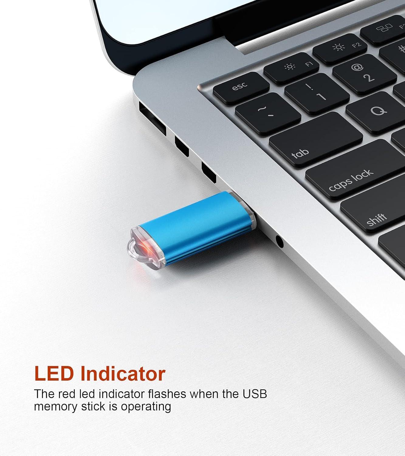 TOPESEL 50 Pack 4GB USB 2.0 Flash Drive High Speed 4G Thumb Drive Memory Stick Jump Drive 4G USB Drive Zip Drive for PC laptops, Tablets, TVs, car Audio (Blue)