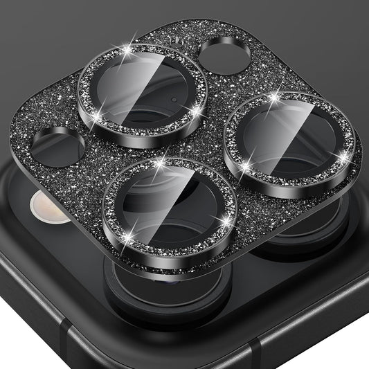 Tensea for iPhone 16 Pro/iPhone 16 Pro Max/iPhone 15 Pro/iPhone 15 Pro Max Camera Lens Protector, Metal Aluminum Alloy Tempered Glass Cover Camera Screen Protector Accessories, Case Friendly