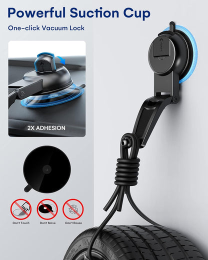 Wireless Car Charger, ZEEHOO DUOXX Dual Coils 15W Fast Charging Auto-Clamping Car Mount, Dashboard, Vent Charging Phone Holder Smart Sensor Cradle for iPhone 15 14 13 12, S23 Ultra, Z Flip4 3, etc