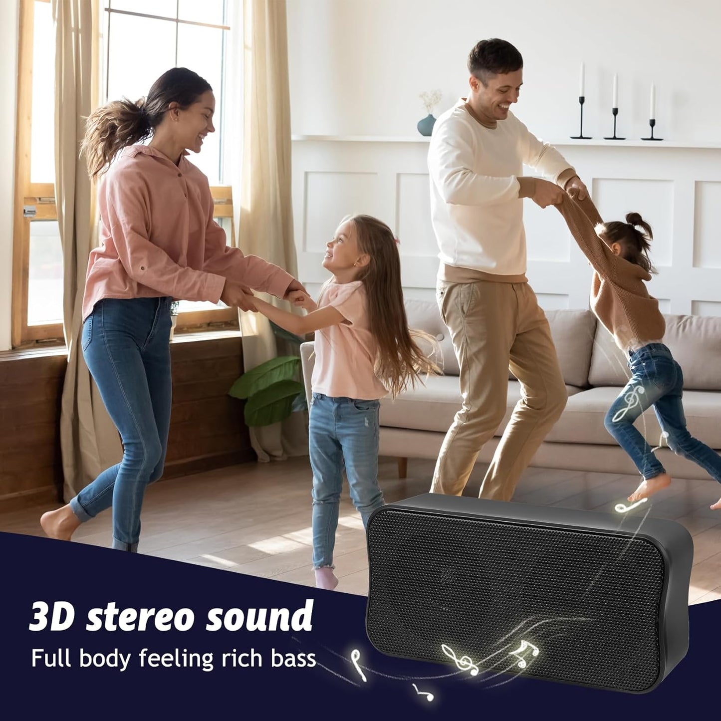 USB Small Computer Speaker Bar, USB Mini Computer Speakers, Laptop Speaker, Computer Speakers for Desktop PC, Plug and Play, Protable PC Sound Bar for Office Home School