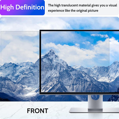 Computer Privacy Screen 20 Inch for 16:9 Widescreen Monitor, Removable 20inch Anti Blue Light Anti Glare Monitor Privacy Filter Shield (17 7/16" x 9 13/16")