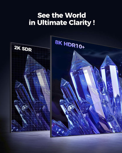 Silkland Long 10K 8K HDMI 2.1 Cable 40ft, (Upgrade Braided) Ultra High Speed HDMI Cable [8K@60Hz, 4K@120Hz] 48Gbps, HDR 10+, eARC, ARC, HDCP 2.2/2.3, Compatible for PS5/Xbox/Soundbar/Roku TV