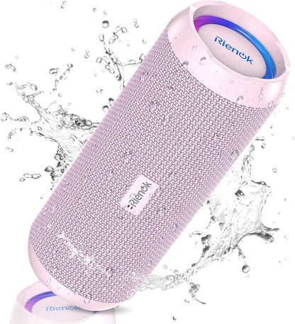 RIENOK Portable Bluetooth Speaker 30W Dual Pairing True Wireless Stereo HD Sound IPX7 Waterproof Outdoor Sport Shower Wireless Speaker Bluetooth 5.3 for Home Party