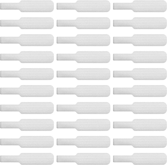 Cable Labels by Wrap-It Storage, Large, White (30-Pack) Write On Cord Labels, Wire Labels, Cable Tags and Wire Tags for Cable Management and Organizer for Electronics, Computers and More