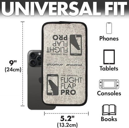 Airplane Phone Holder, Flexible Tablet and Cell Phone Holder, Folding Cellphone Stand for Desk, Bed, Office, Treadmill - Airplane Accessories Long Flight Travel - Plane Essentials (Pro)