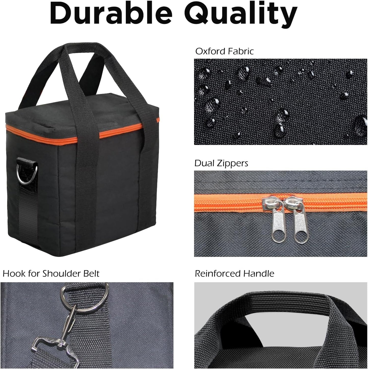 ZeroKor Portable Power Station Generator Carrying Case Compatible With R200 Power Stations (R200 Power Station Not Included) Travel Carrying for Outdoor Essentials