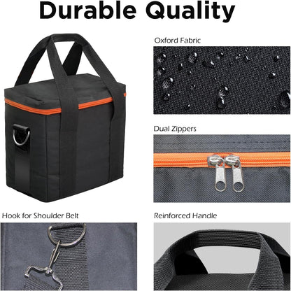 ZeroKor Portable Power Station Generator Carrying Case Compatible With R200 Power Stations (R200 Power Station Not Included) Travel Carrying for Outdoor Essentials