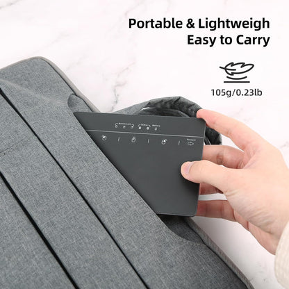 Wired & Wireless Metal Touchpad for PC Computer & Laptop, Rechargeable Trackpad Travel-Friendly Bluetooth & USB Mouse Pad for Windows 7/10/11, Black