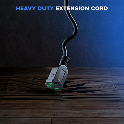 Maximm Extension Cord Splitter 12/3 AWG 1 to 2 Outlet, 14 Inches (2 Pack) Indoor/Rated, Heavy Duty Power Cords with Multiple outlets, 12 Gauge Wire Grounded (2 Pk)