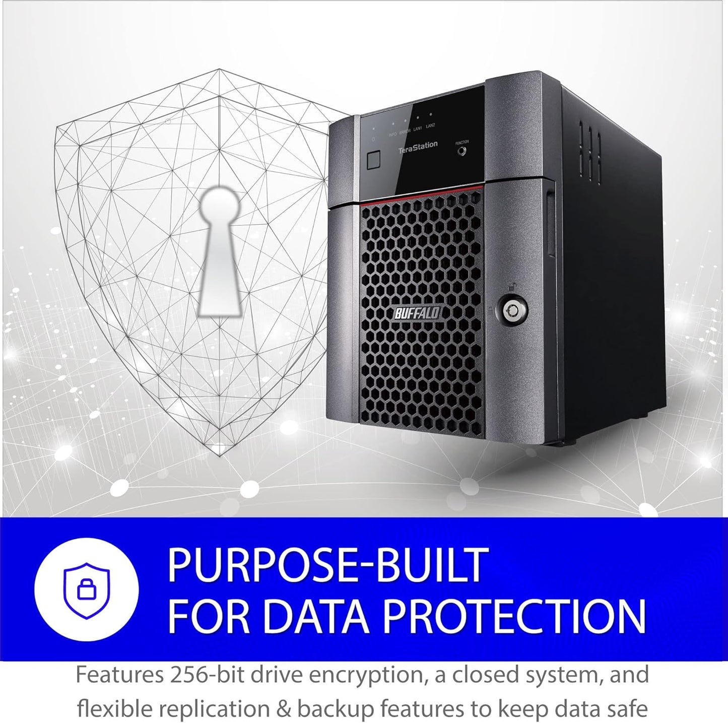 BUFFALO TeraStation Essentials 4-Bay Value-Focused Desktop NAS 32TB (4x8TB) with Hard Drives Included