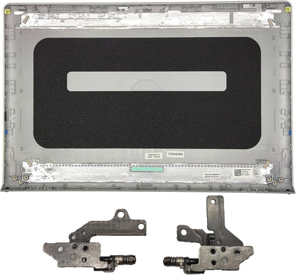 Replacement LCD Back Cover Rear Top Lid with Hinges for DELL Inspiron 15 3510 3511 3515 3520 3525 Series Laptop 0DDM9D DDM9D Silver