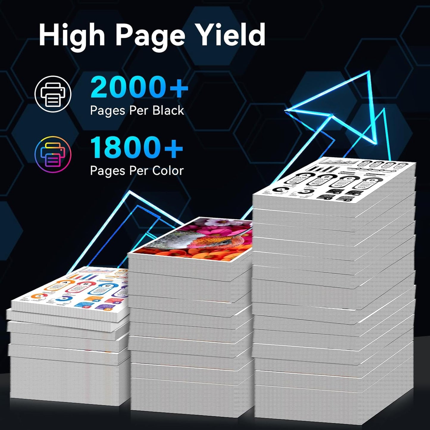 LEMERO 210A Compatible Toner Cartridges Replacement for HP 210A 210X Toner Cartridges Set for HP Color Pro 4201dn 4201dw MFP 4301dw 4301fdn 4301fdw Printer 4 Pack (with Chip for HP210A)