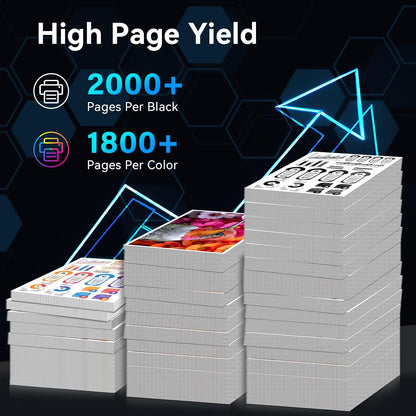 LEMERO 210A Compatible Toner Cartridges Replacement for HP 210A 210X Toner Cartridges Set for HP Color Pro 4201dn 4201dw MFP 4301dw 4301fdn 4301fdw Printer 4 Pack (with Chip for HP210A)