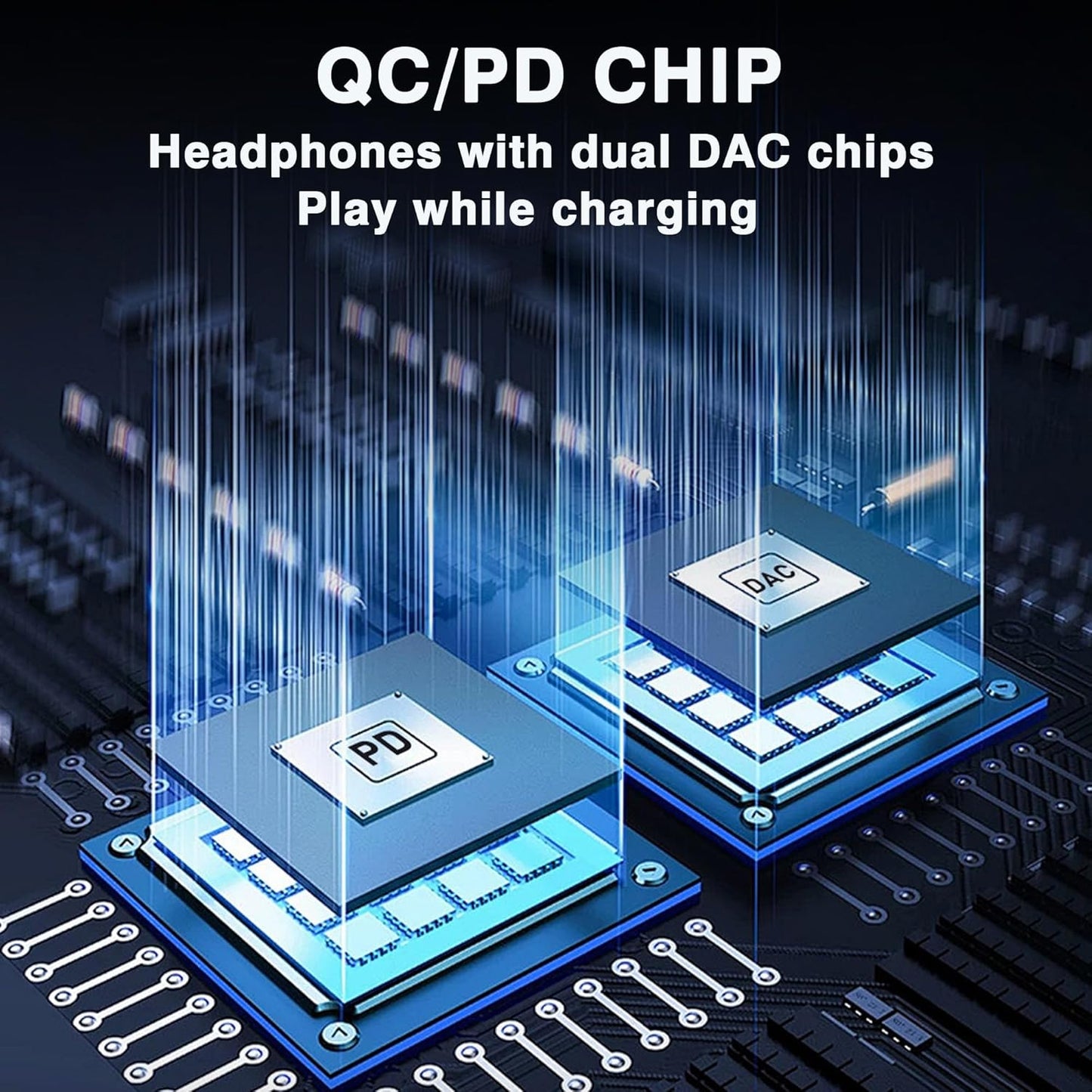 2-in-1 USB-C Splitter with 100W Fast Charging,Dual USB-C Ports for Headphones & Charging Adapter,Compatible with iPhone 16/15 Series,iPad,MacBook,Galaxy S24/S23 (Gray)