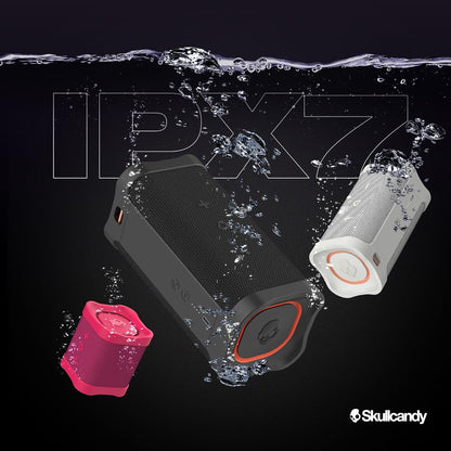Skullcandy Terrain XL Wireless Bluetooth Speaker - IPX7 Waterproof Portable Speaker, 18 Hour Battery, Nylon Wrist Wrap, True Wireless Stereo (Green)