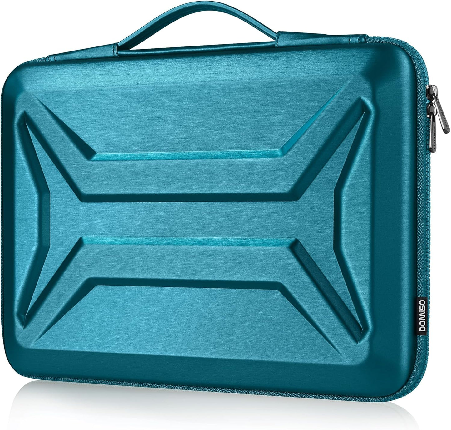 DOMISO 17 Inch Laptop Case Rugged Sleeve Waterproof Hard Shell Protective Cover Fits Most 17-17.3" Laptops/Dell XPS 17 / HP Envy 17 (Teal)