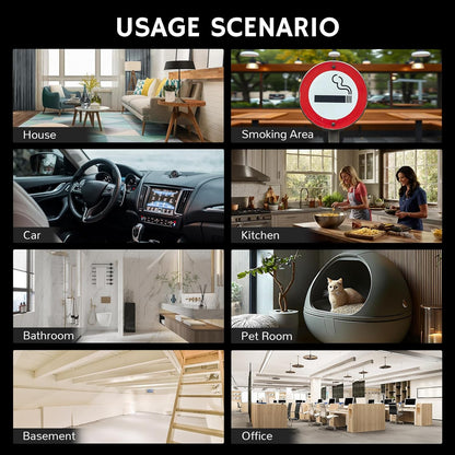 Airthereal DA25 Desktop Ozone Generator, 60,000mg/h High Capacity Odor Eliminator for Smoke, VOCs and Pet Odors, Portable Ozone Machine for Home, Garage & Car, Cover up to 5,000 sq.ft (Blue)