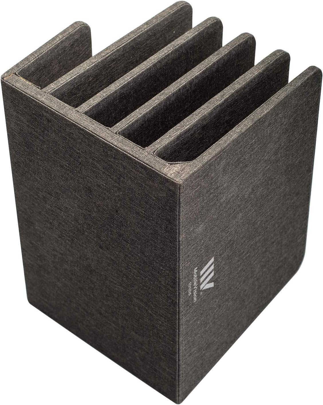 MobileVision Multi Device Stand & Organizer for Smartphones, Tablets and Laptops, Executive Dark Gray, 5 Slots