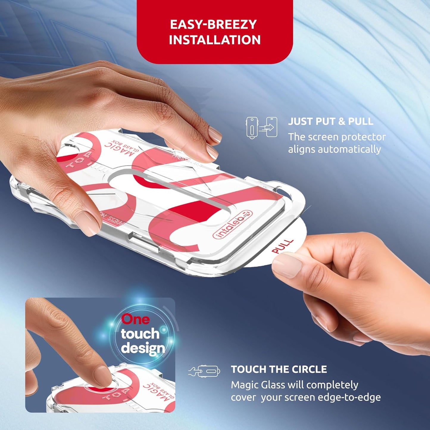 Screen Protector for iPhone 14 Pro Max – Tempered Glass Screen Protector for iPhone 14 Pro Max Kit with Applicator - Full Edge-to-Edge Protection, 9H Hardness, Oleophobic Coating - Black