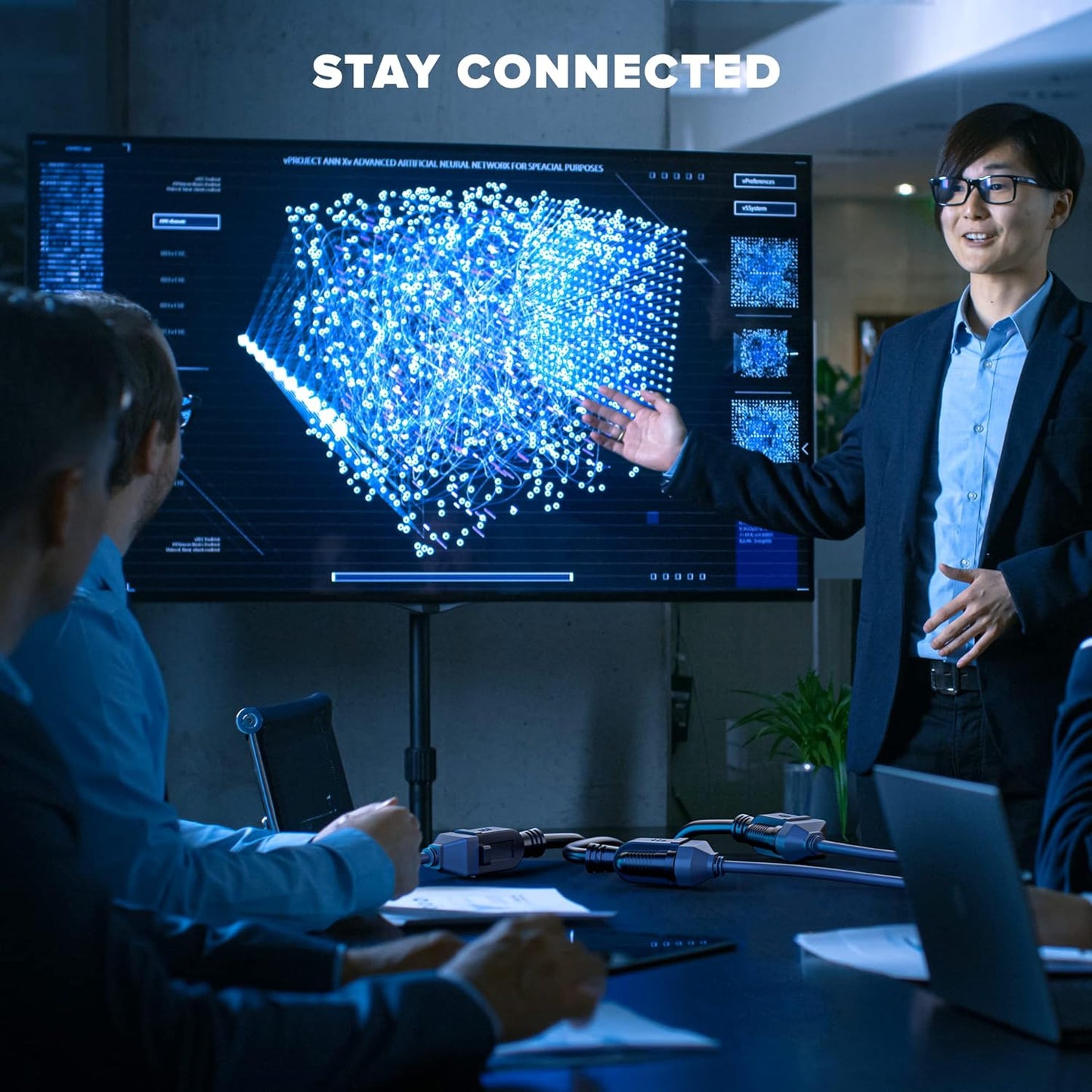 Maximm Extension Cord Splitter 12/3 AWG 1 to 3 Outlet, 25 Ft Black Indoor Outdoor Rated, Heavy Duty Power Cords with Multiple outlets, 12 Gauge Wire Grounded