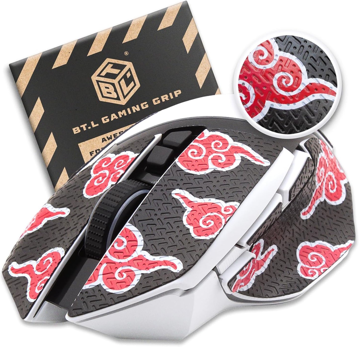 BT.L Mouse Grip for Razer Basilisk V3 Pro & X HyperSpeed, Ultimate (Kumo)